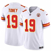 Men & Women & Youth Kansas City Chiefs #19 Kadarius Toney White 2023 F.U.S.E. Vapor Untouchable Limited Football Stitched Jersey,baseball caps,new era cap wholesale,wholesale hats